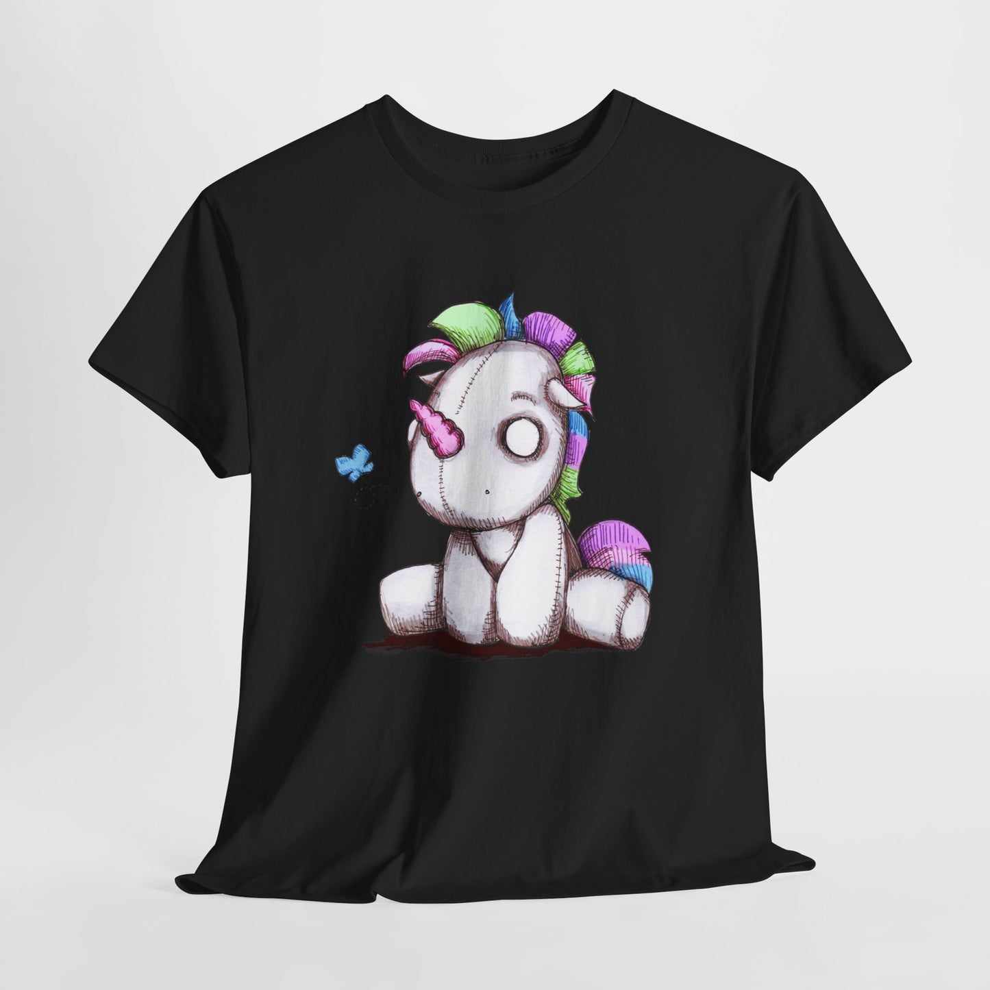 Plushie Unicorn Unisex Heavy Cotton Tee
