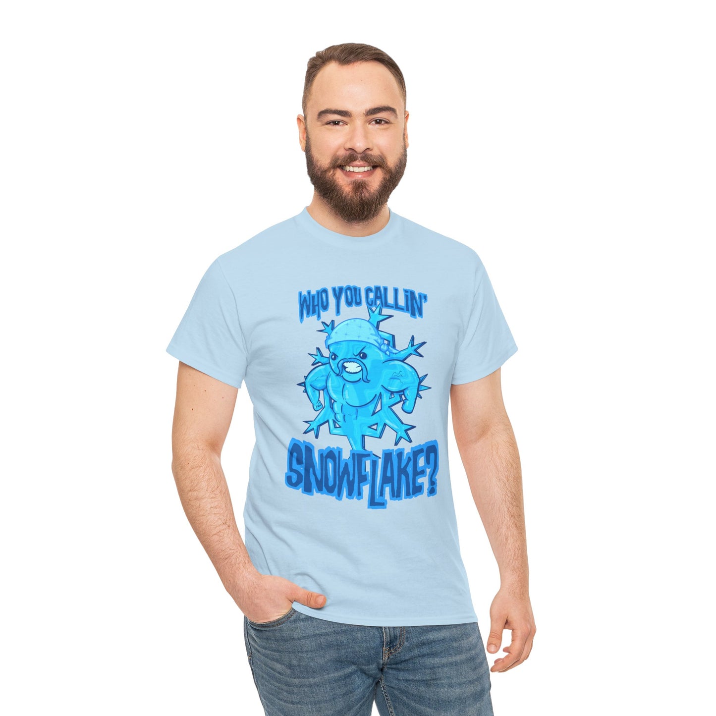 Tough Snowflake Unisex Heavy Cotton Tee