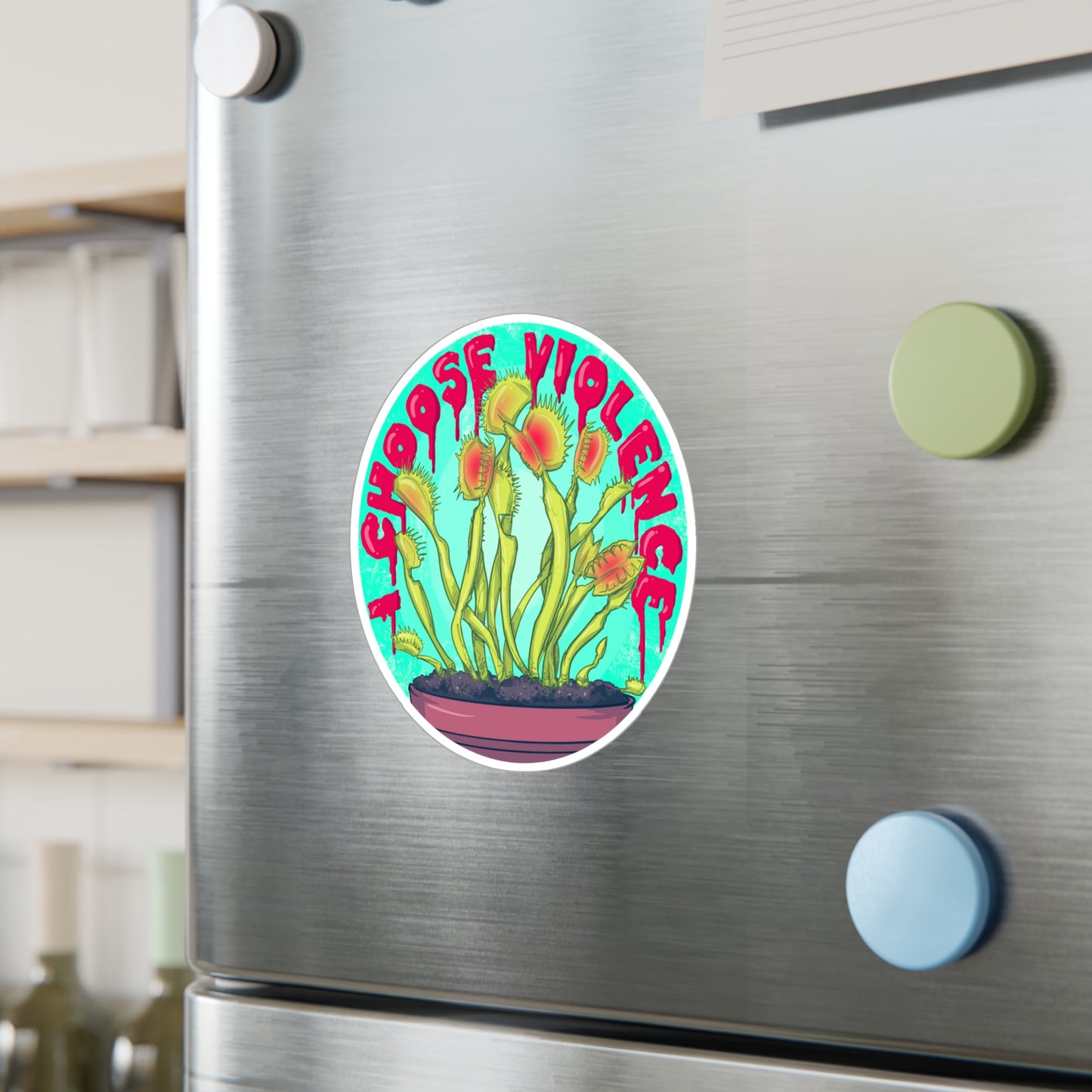 Venus Fly Trap Kiss-Cut Vinyl Decal