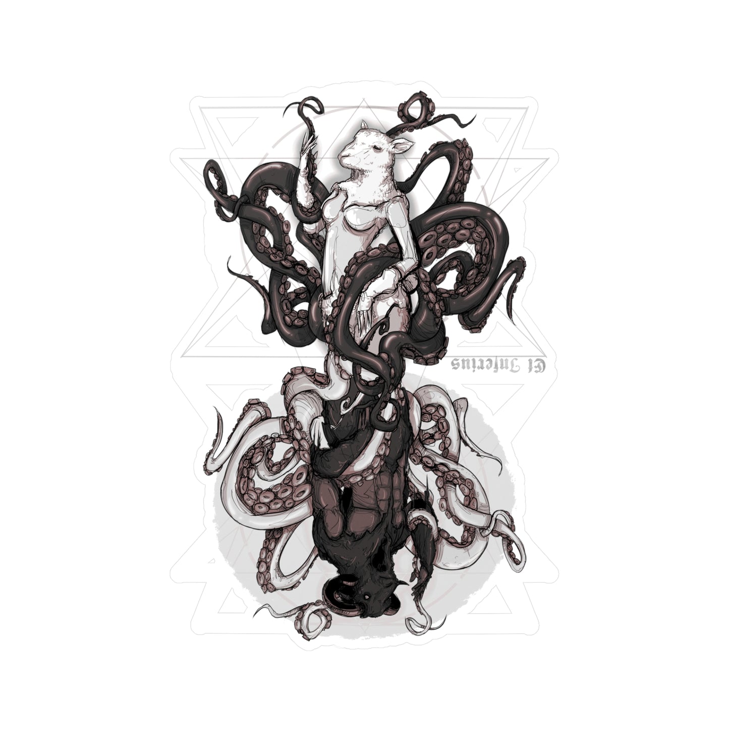 As Above So Below Octo-Ovis Kiss-Cut Vinyl Decal