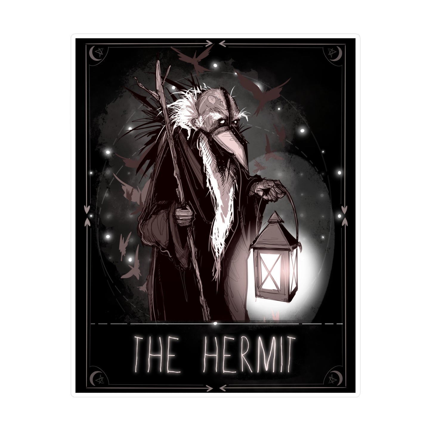 The Hermit Kiss-Cut Vinyl Decal