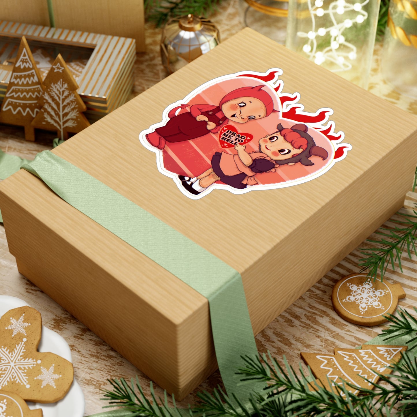 Love Is Hell Kiss-Cut Vinyl Decal