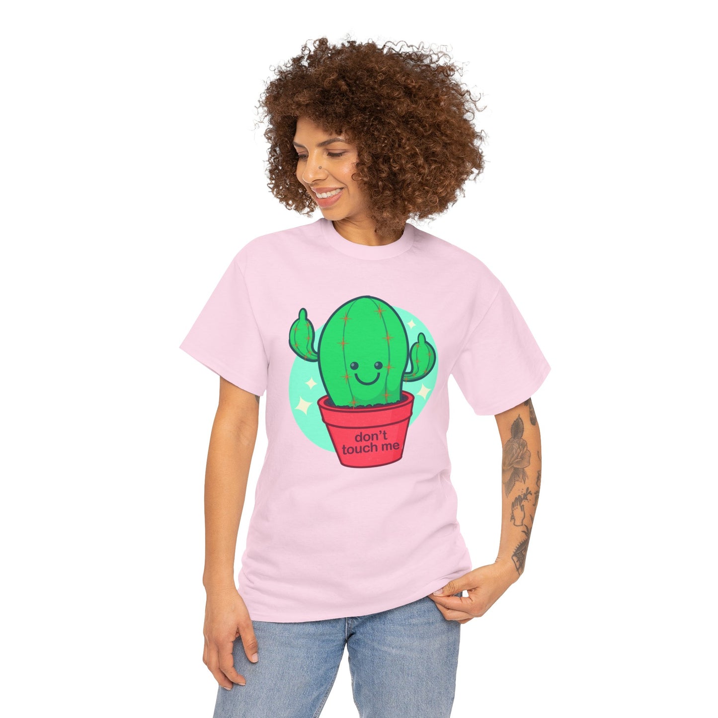 Don't Touch Me Unisex Heavy Cotton Tee