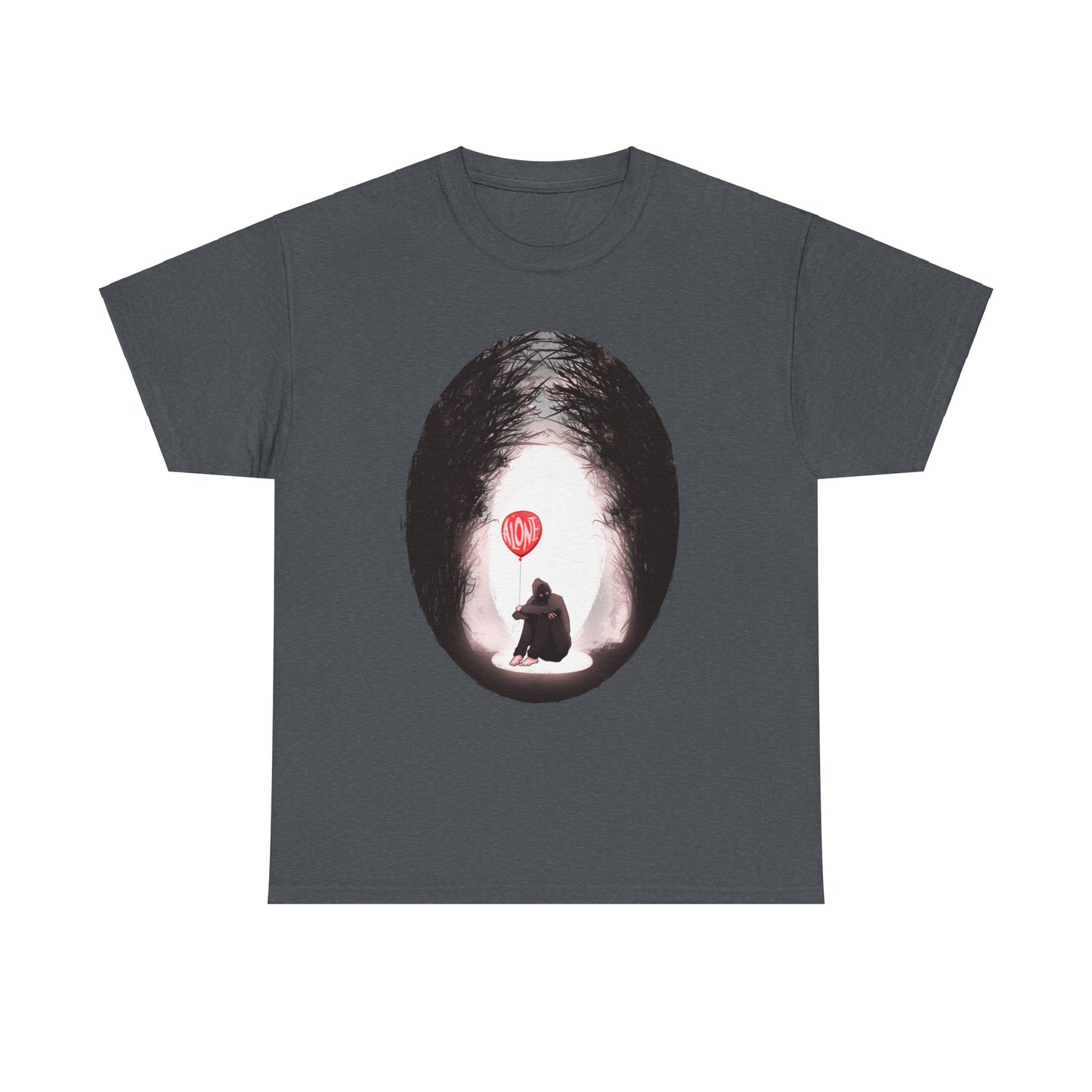 Forever Alone Unisex Heavy Cotton Tee