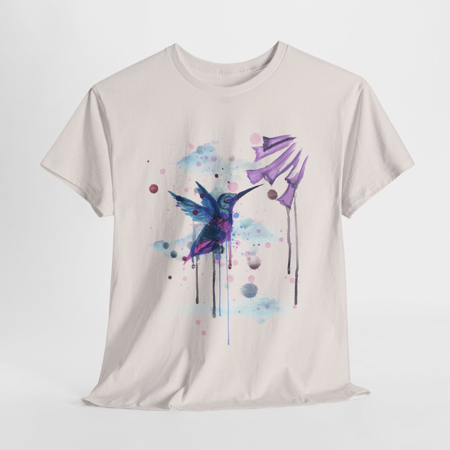 Hummingbird Skeleton Unisex Heavy Cotton Tee