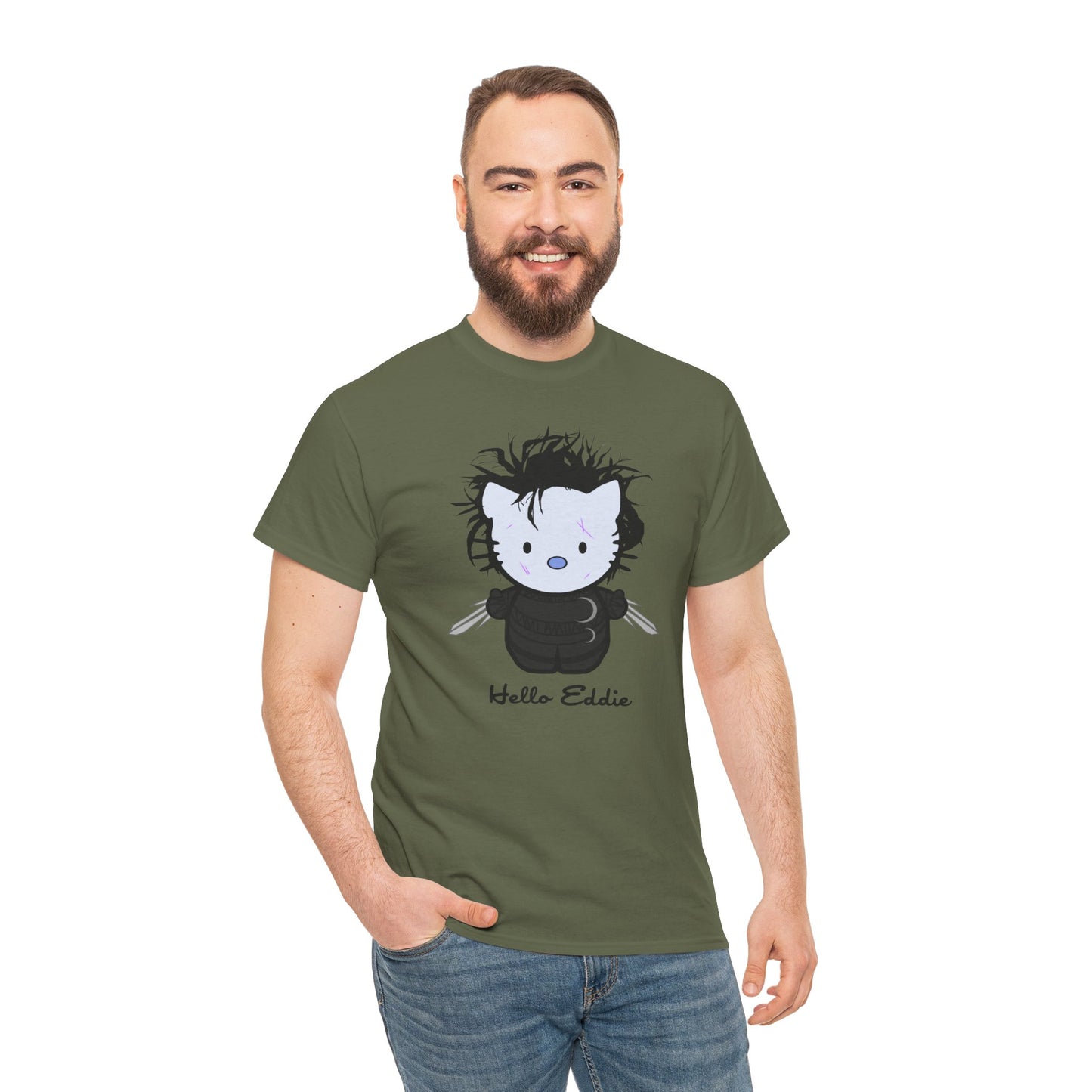 Hello Eddie Unisex Heavy Cotton Patreon Tee