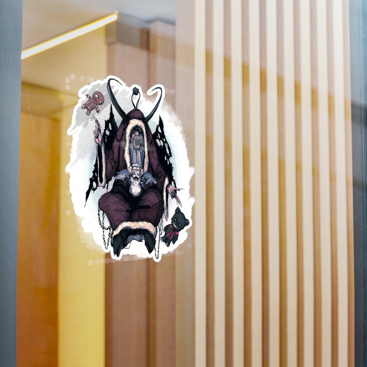 Krampus Baphomet Kiss-Cut Vinyl Decal