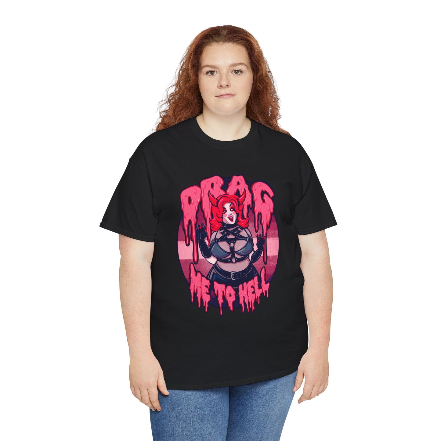 Drag Me To Hell Unisex Heavy Cotton Tee