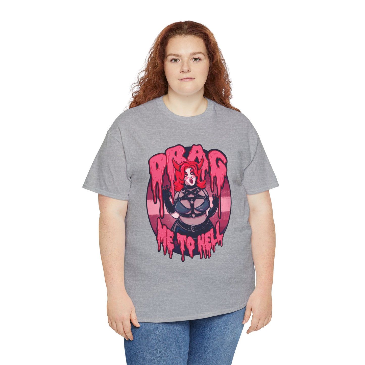 Drag Me To Hell Unisex Heavy Cotton Tee