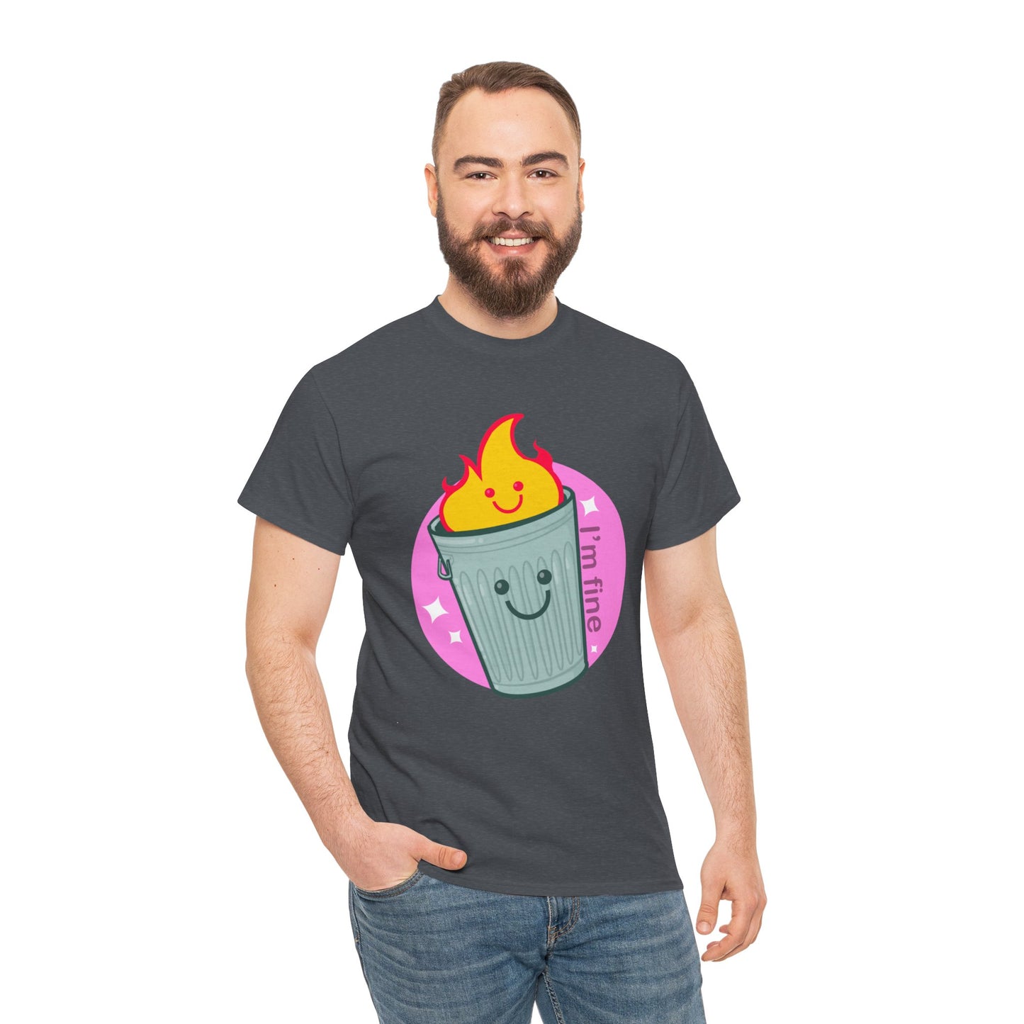 Trash Fire Unisex Heavy Cotton Tee
