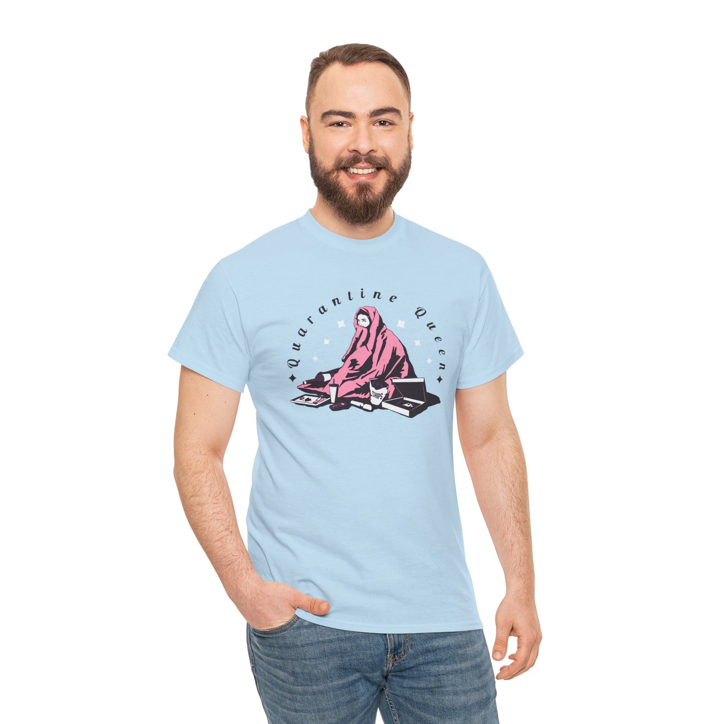 Quarantine Queen Unisex Heavy Cotton Tee