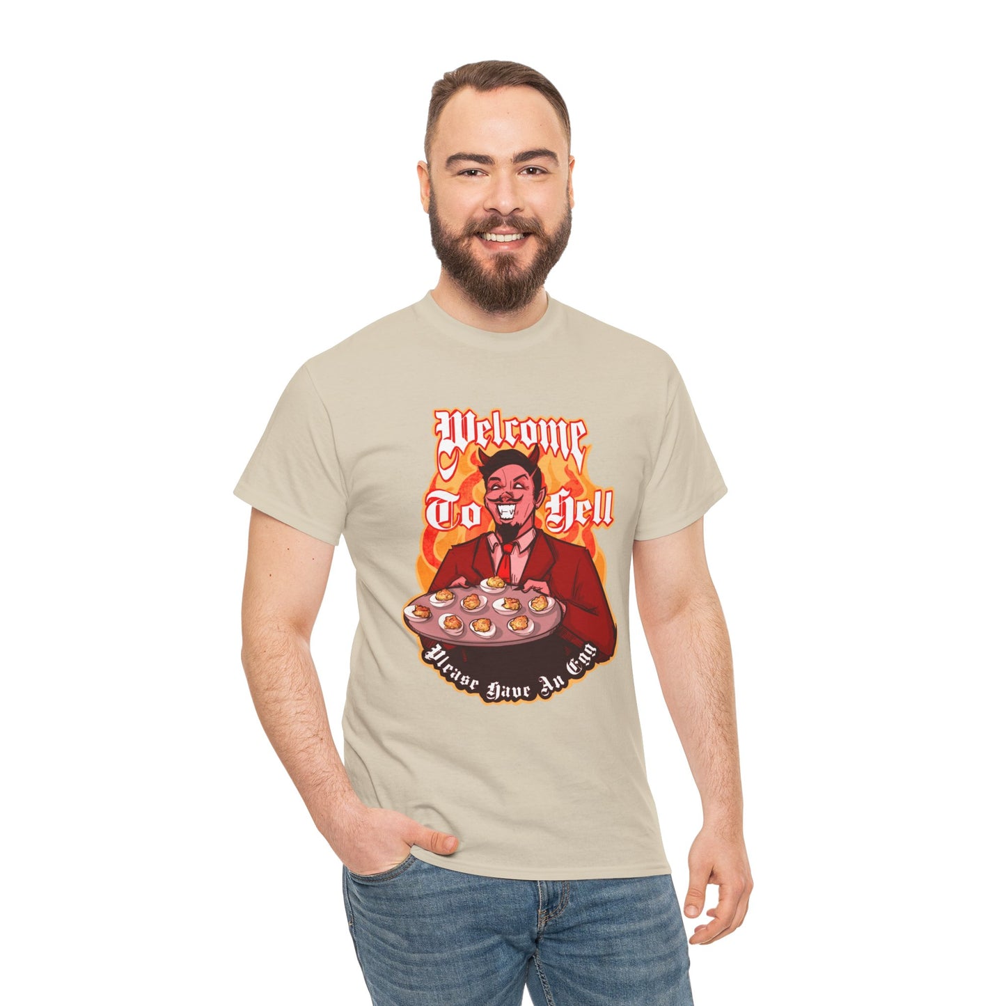 Deviled Eggs Unisex Heavy Cotton Tee
