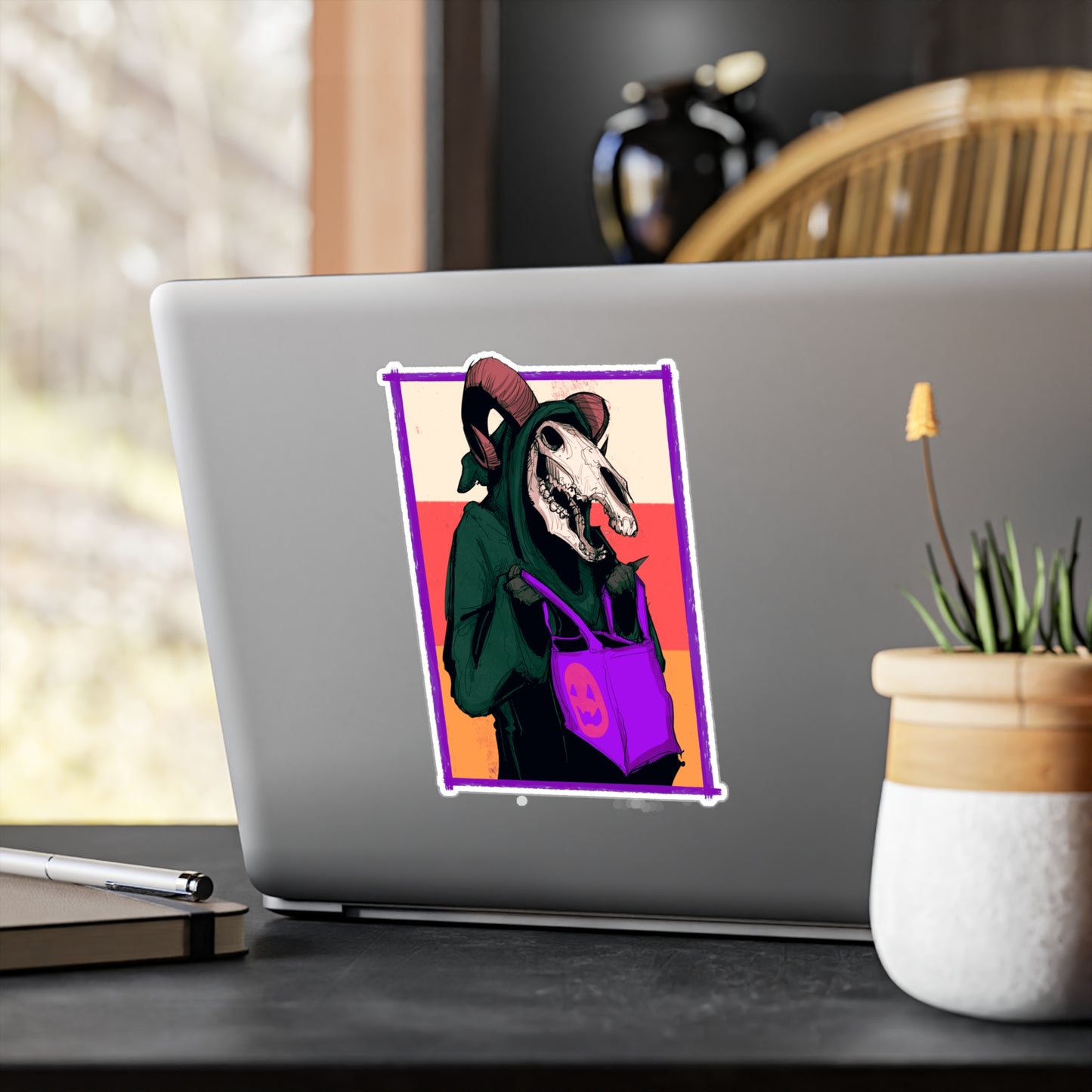Trick Or Treat Kiss-Cut Vinyl Decal