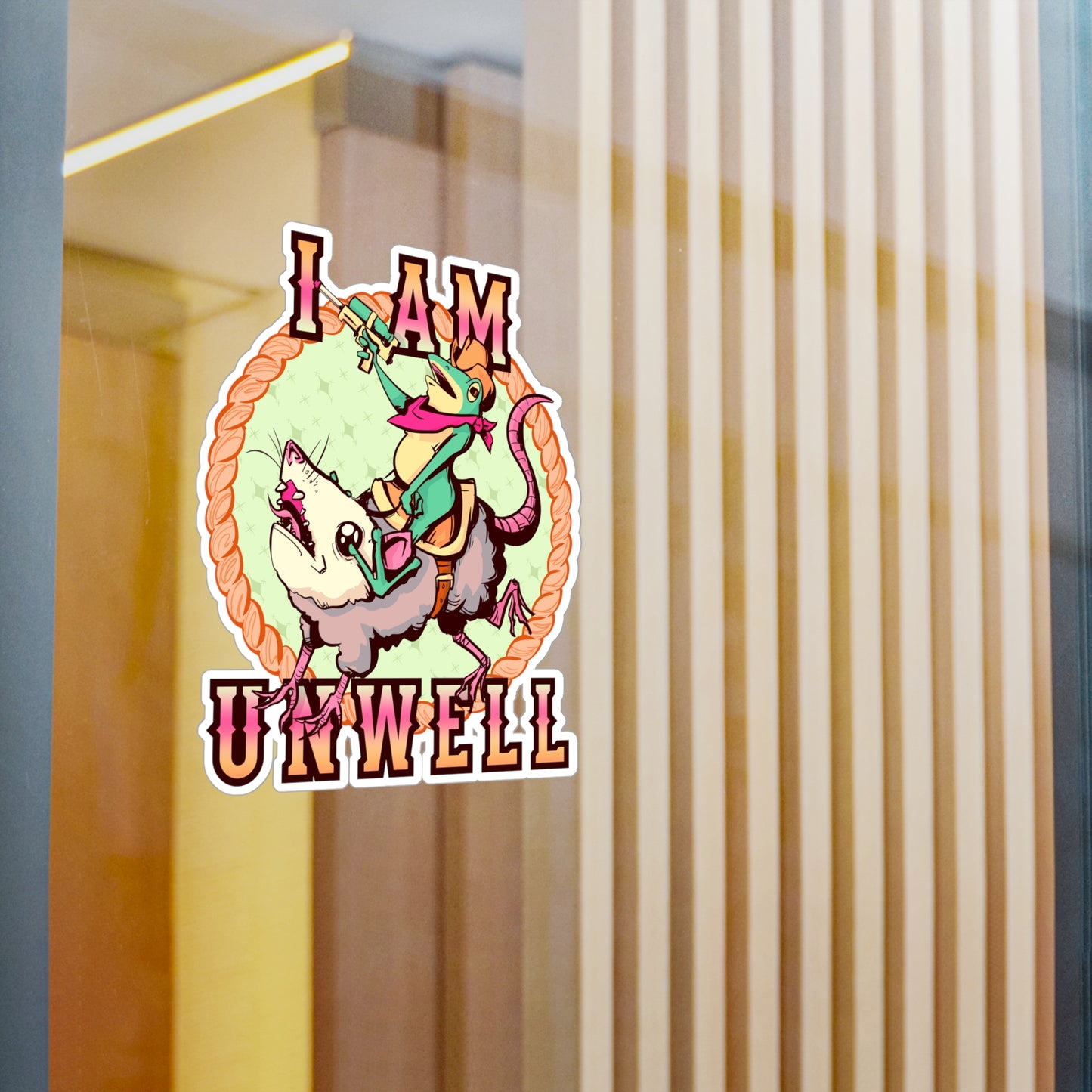 I Am Unwell Kiss-Cut Vinyl Decal