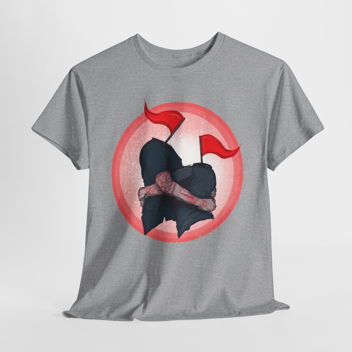 Red Flags Unisex Heavy Cotton Tee