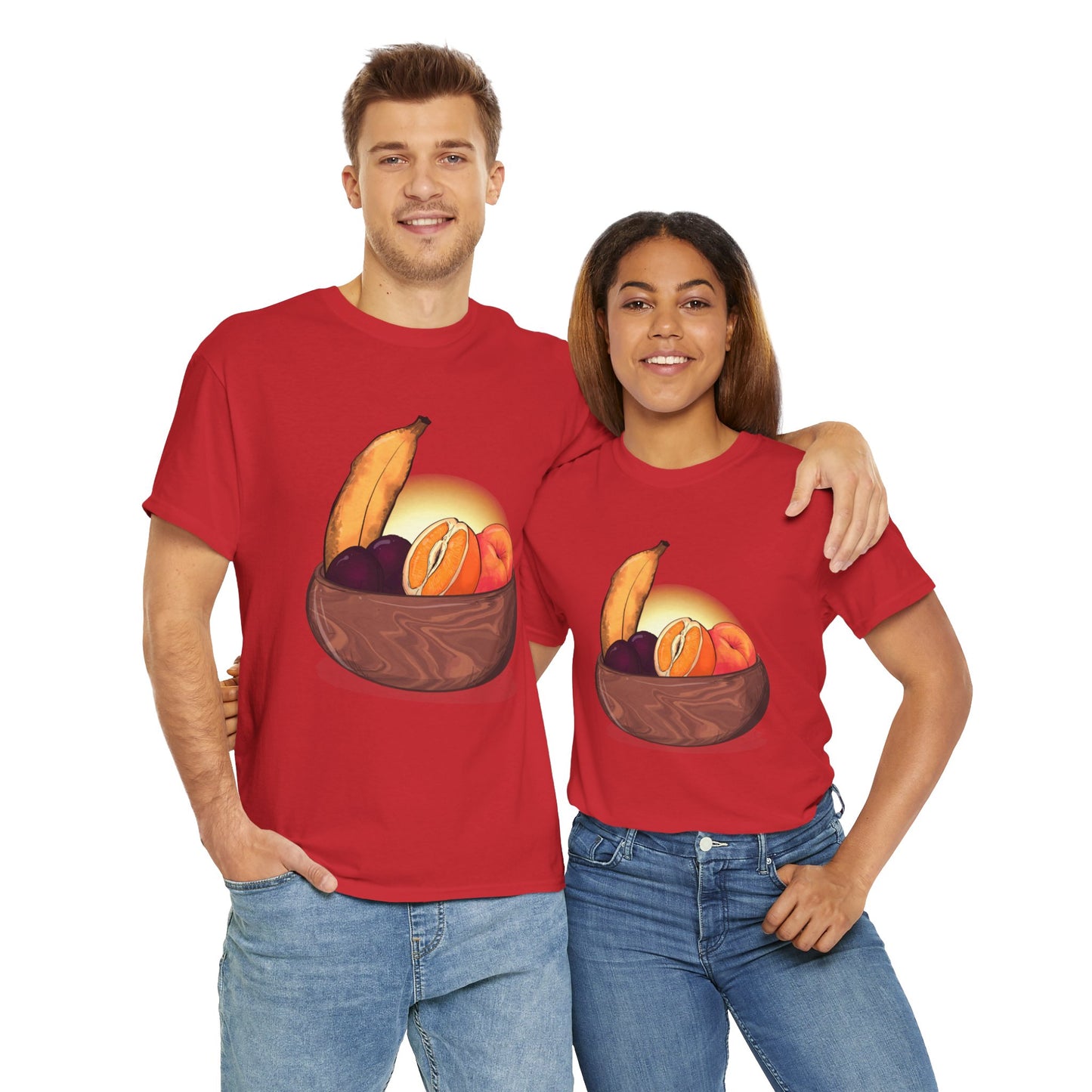 Adult Fruit Basket Unisex Heavy Cotton Tee