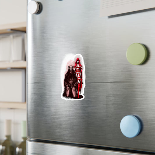 Taming The Wolf Kiss-Cut Vinyl Decal