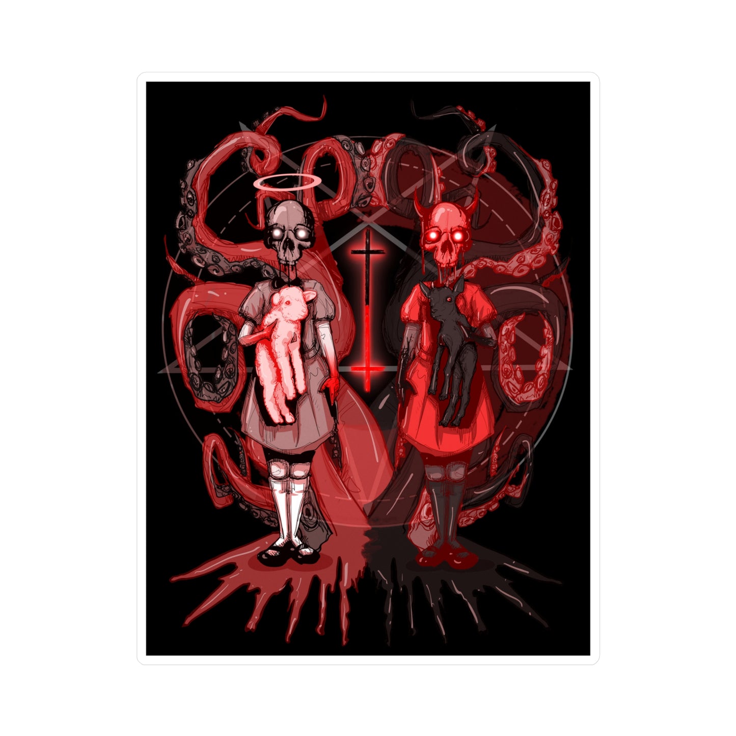 The Twins Kiss-Cut Vinyl Decal