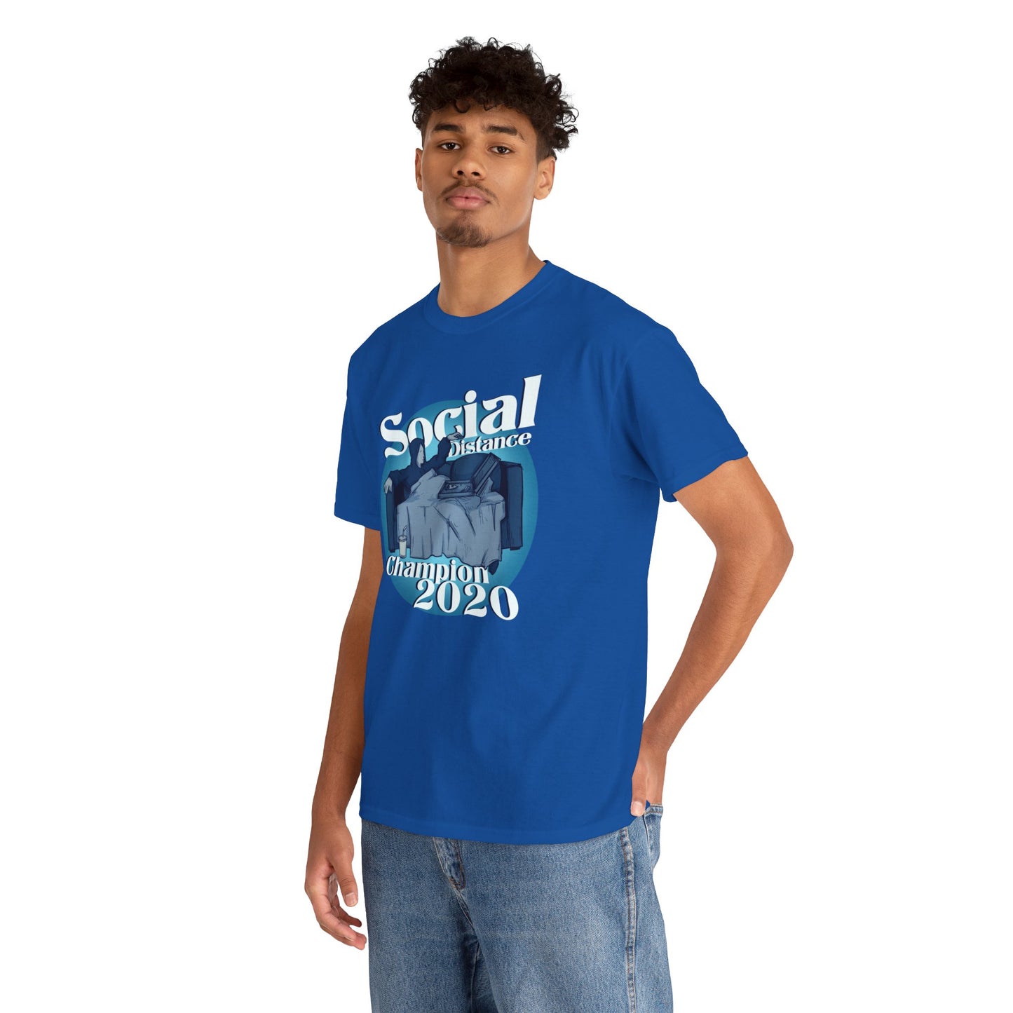 Social Distance Champion Unisex Heavy Cotton Tee