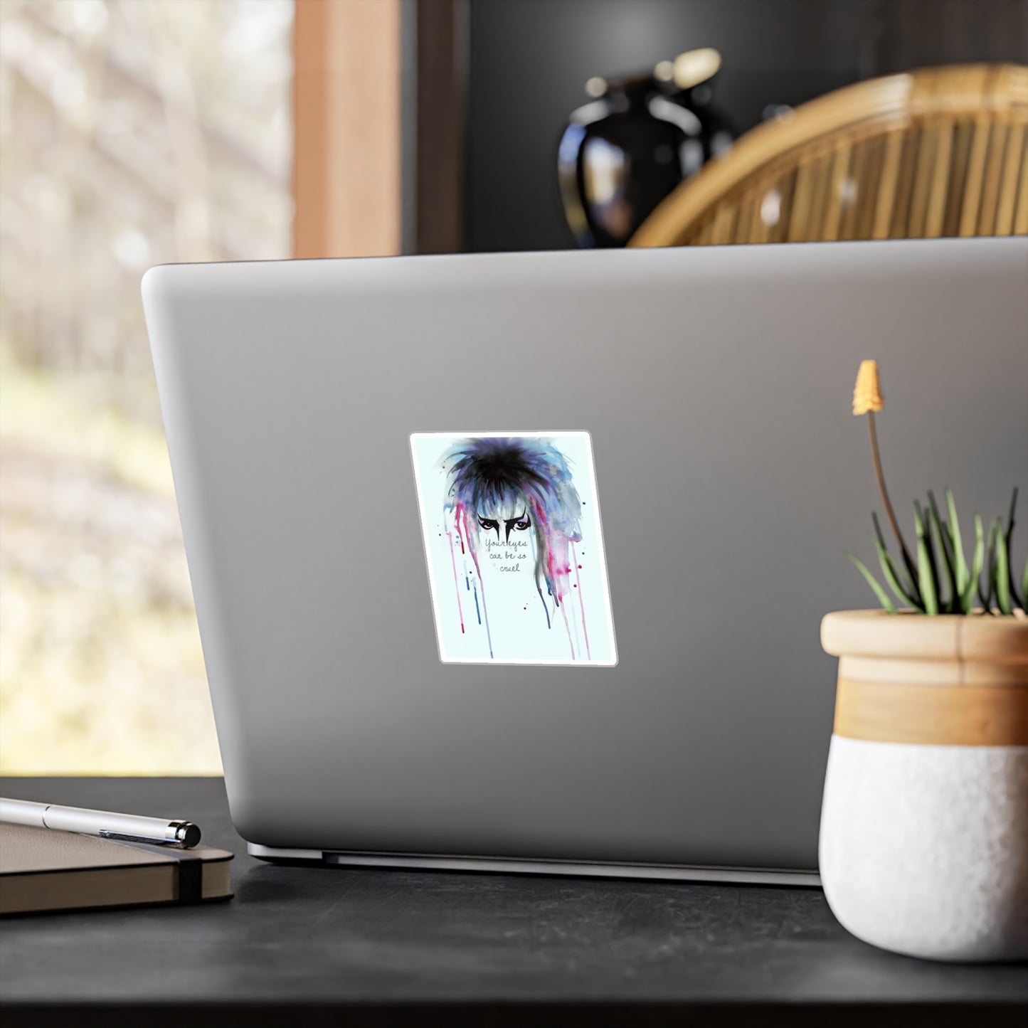 Your Eyes Can Be So Cruel Kiss-Cut Vinyl Decal