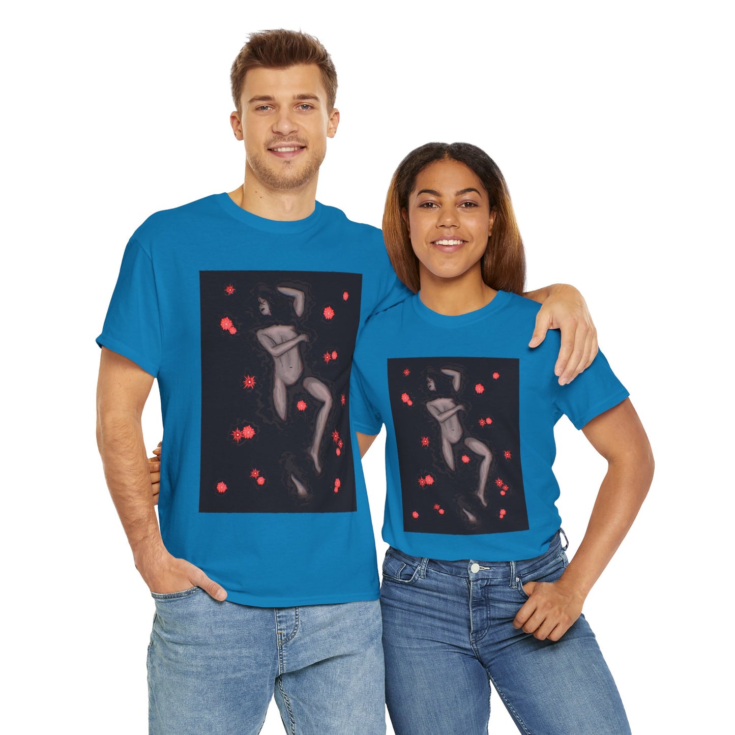 Water Lilies Unisex Heavy Cotton Tee