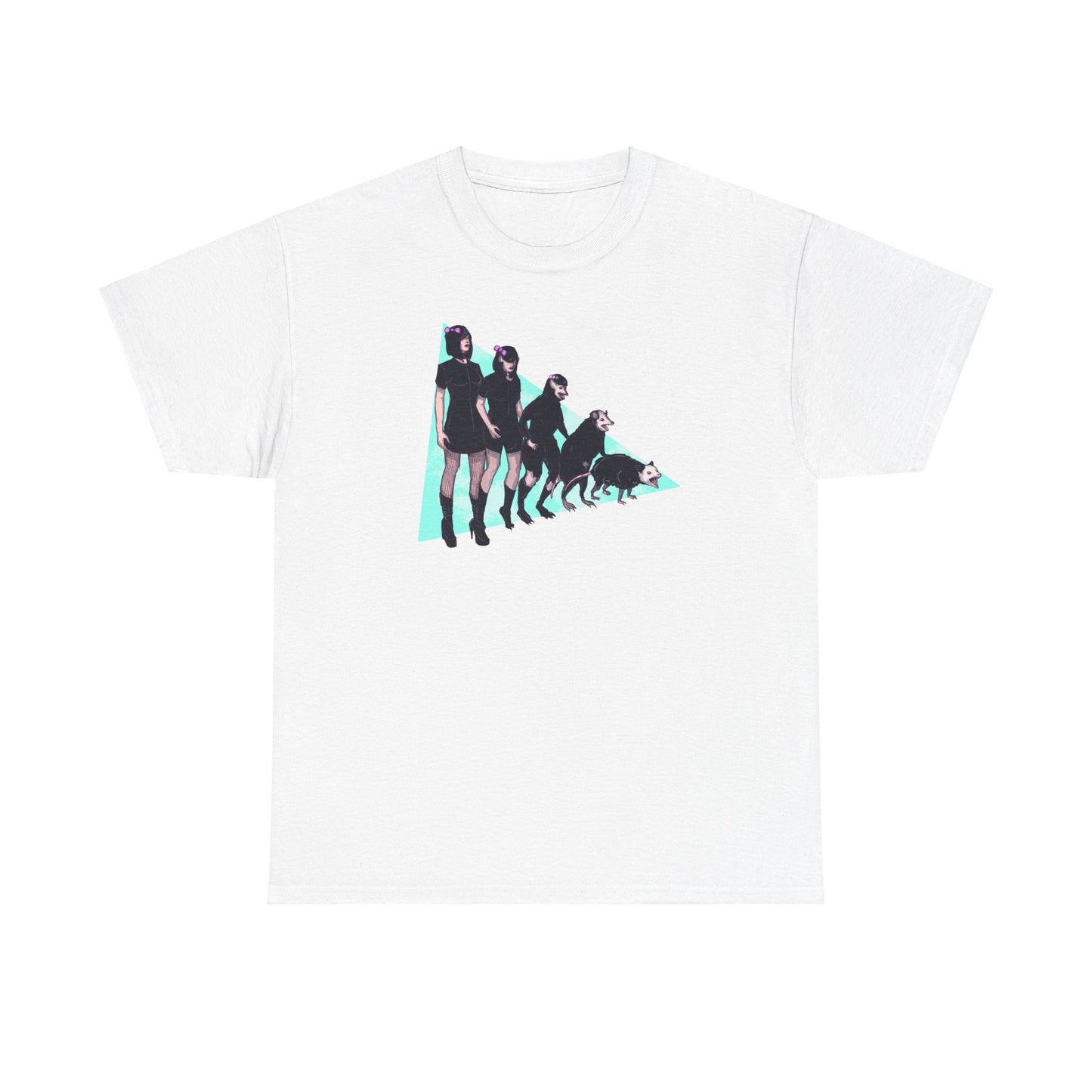Opossum Girl Unisex Heavy Cotton Tee