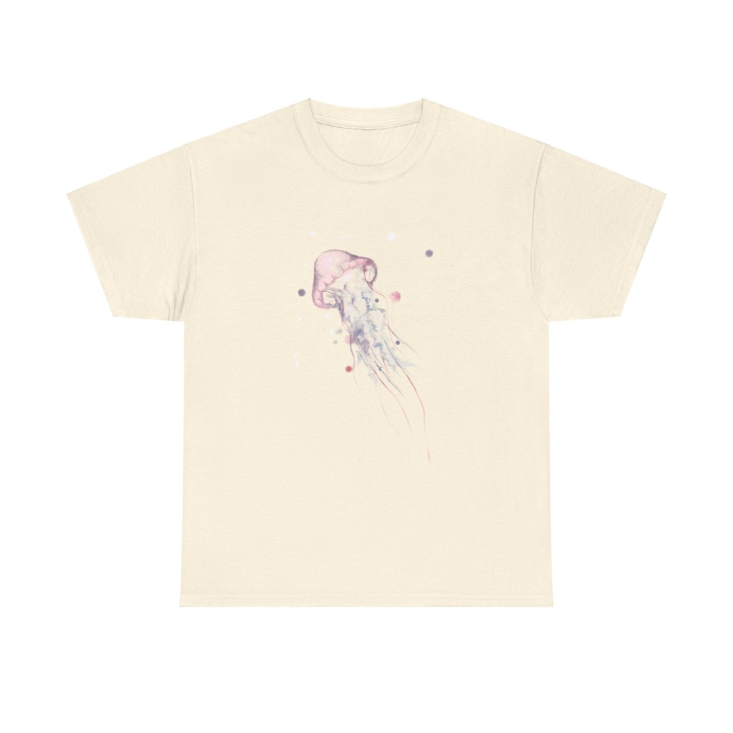 Jellyfish Watercolor Unisex Heavy Cotton Tee