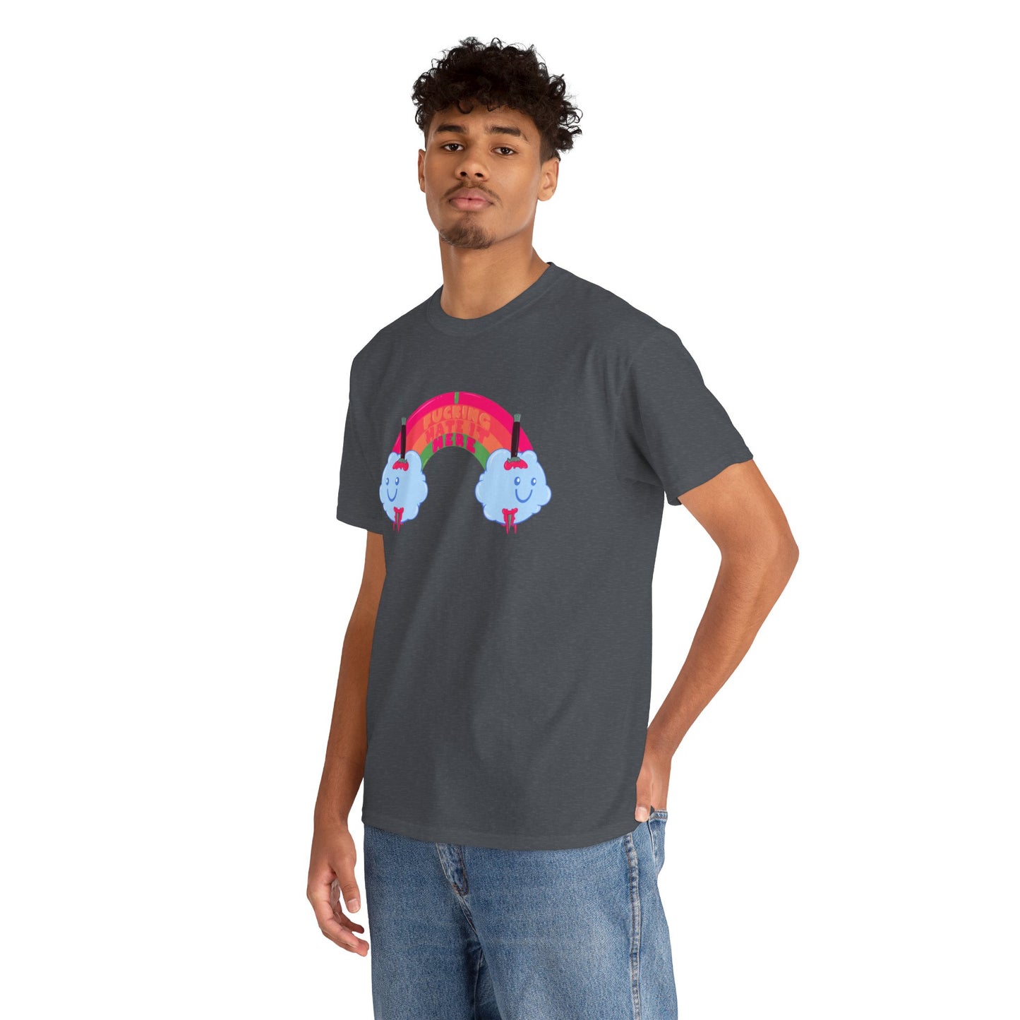 I Fucking Hate It Here Unisex Heavy Cotton Tee