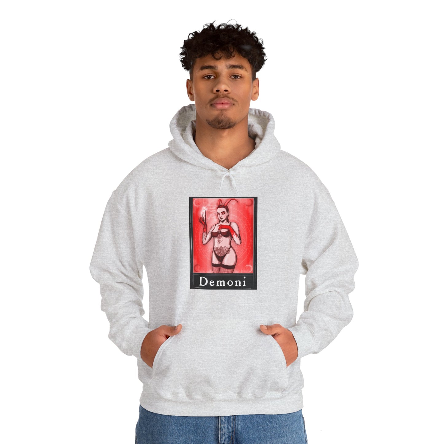 Demoni Tarot Unisex Heavy Blend Hooded Sweatshirt