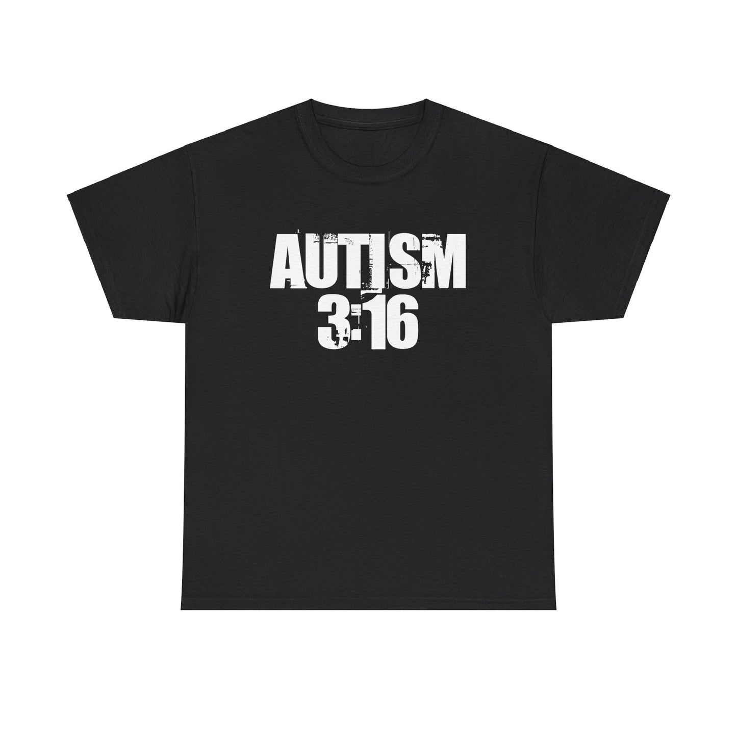 Autism 3:16 Unisex Heavy Cotton Tee