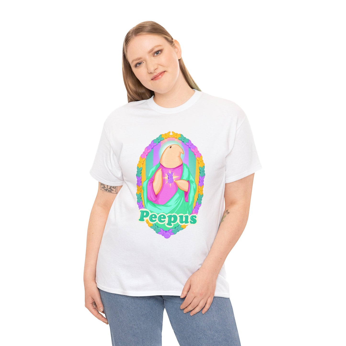 Peepus Unisex Heavy Cotton Tee