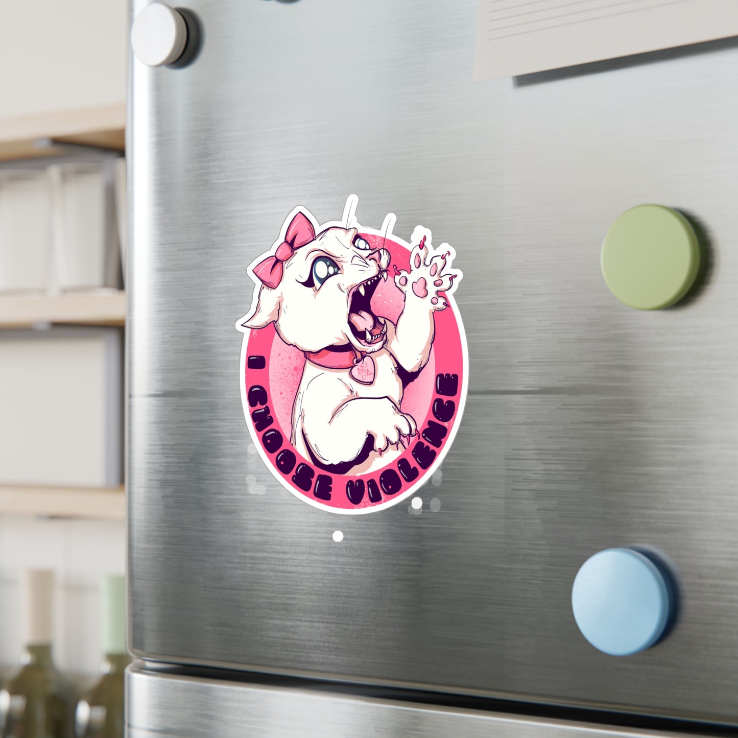 Killer Kitty Kiss-Cut Vinyl Decal