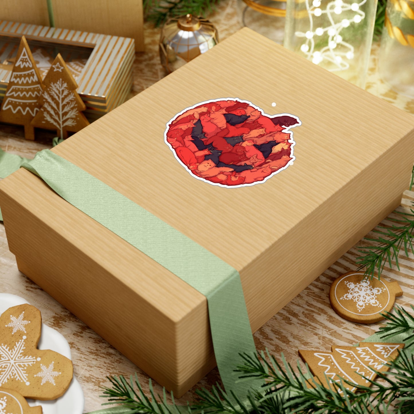 Meow-loween II Kiss-Cut Vinyl Decal