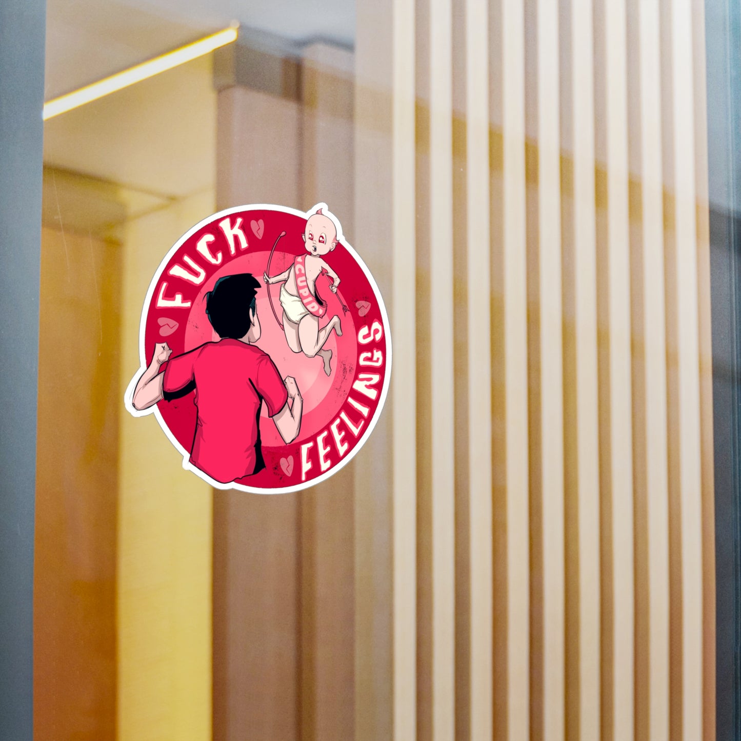 Fuck Feelings Kiss-Cut Vinyl Decal