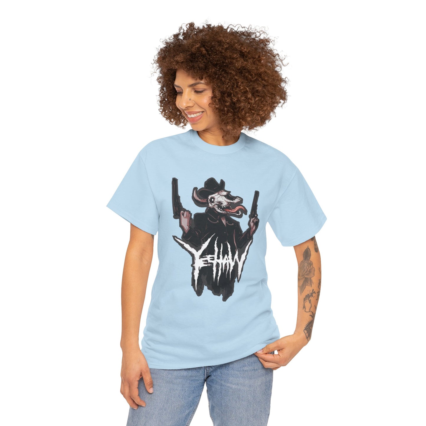 Cowboy Metal Unisex Heavy Cotton Tee
