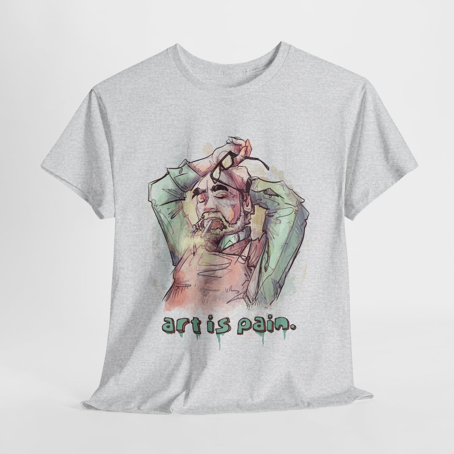 Art Is Pain Unisex Heavy Cotton Tee