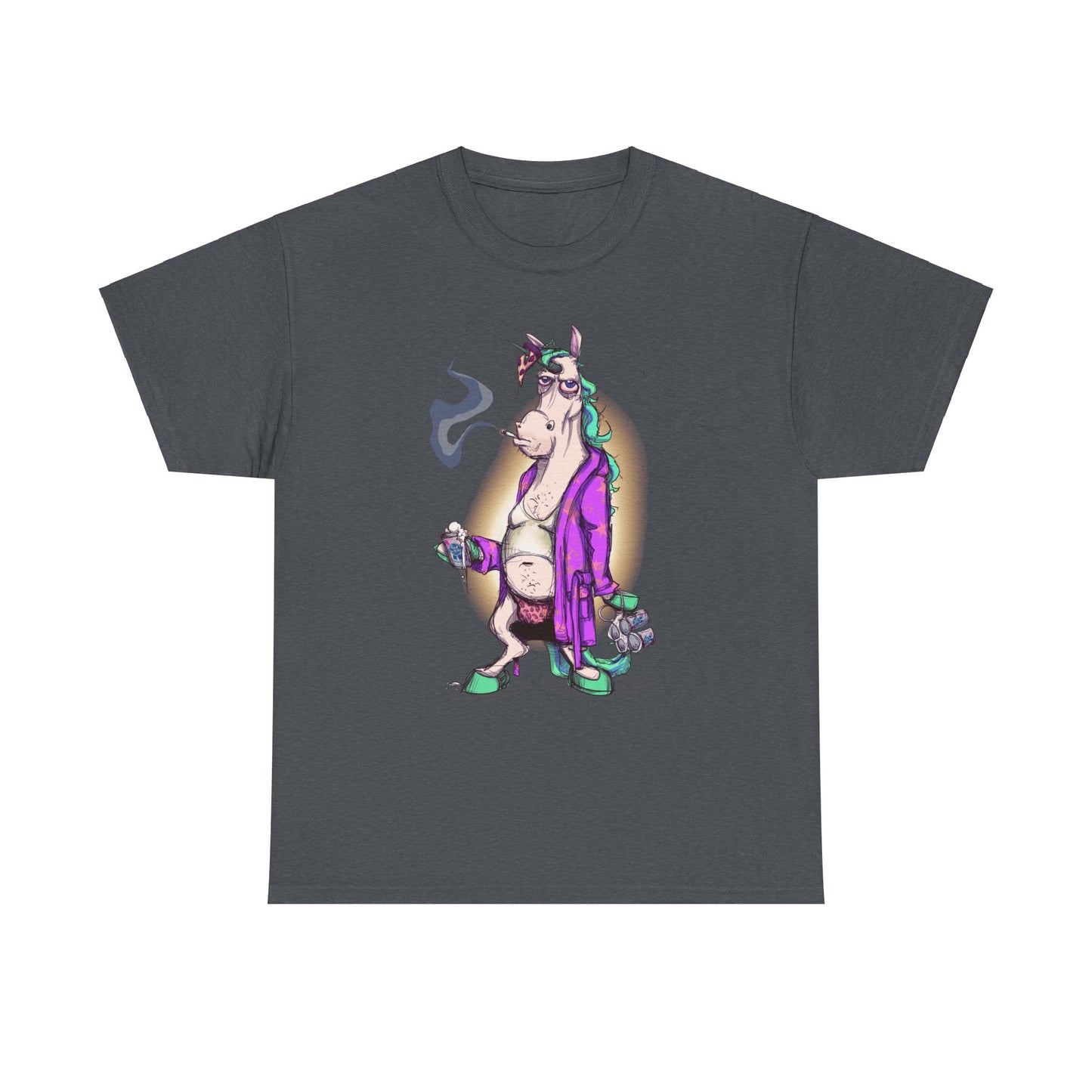Dontgiveafuckacorn Unisex Heavy Cotton Tee