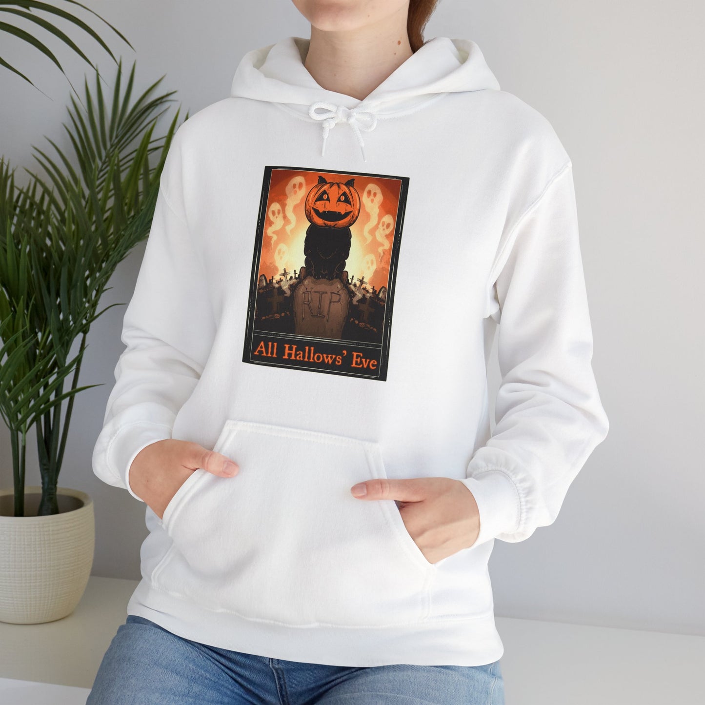 All Hallows' Eve Tarot Unisex Heavy Blend Hooded Sweatshirt
