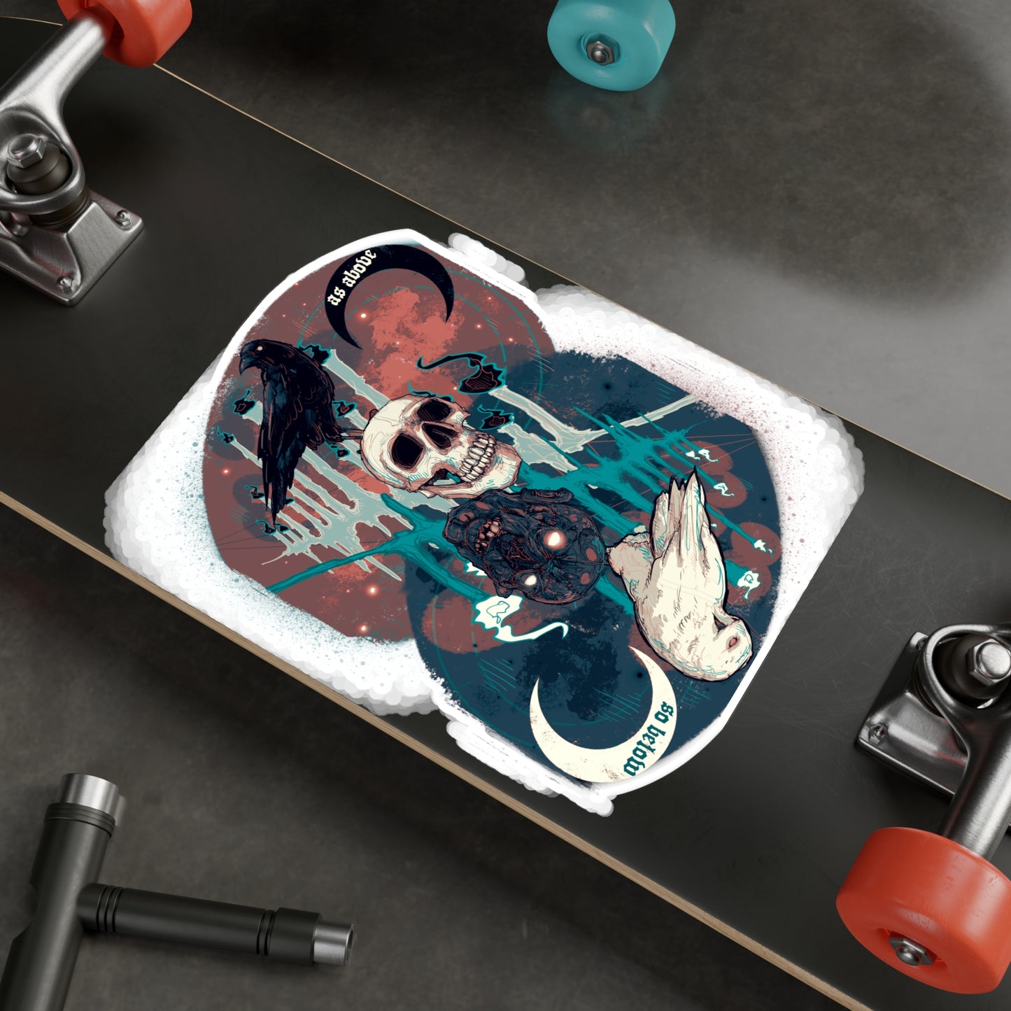 As Above So Below VI Kiss-Cut Vinyl Decal