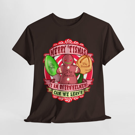 Overstimulating Christmas Unisex Heavy Cotton Tee