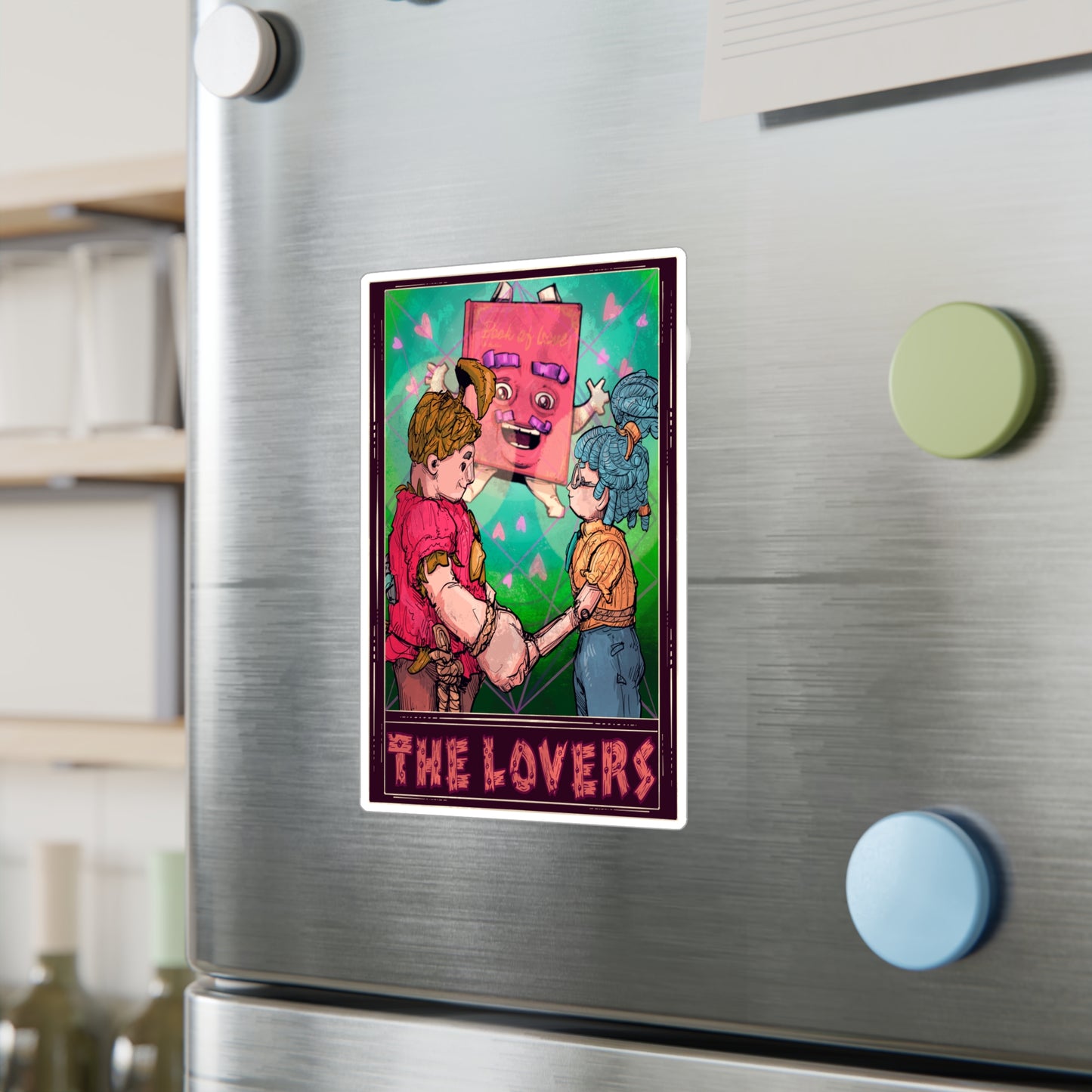 It Takes Lovers Kiss-Cut Vinyl Decal