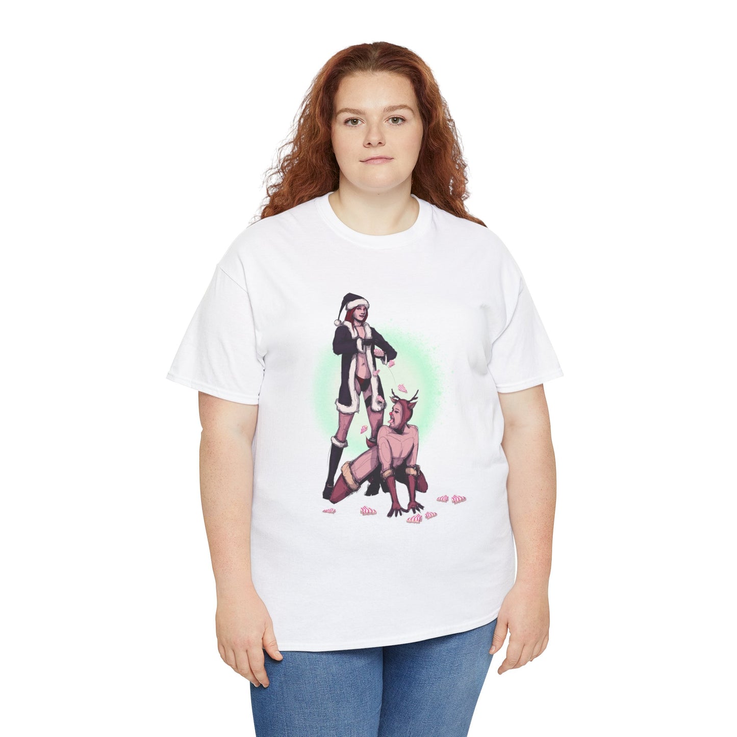 Christmas Rain Unisex Heavy Cotton Tee