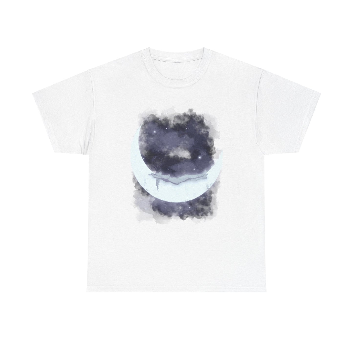 The Girl Who Loved The Moon Unisex Heavy Cotton Tee