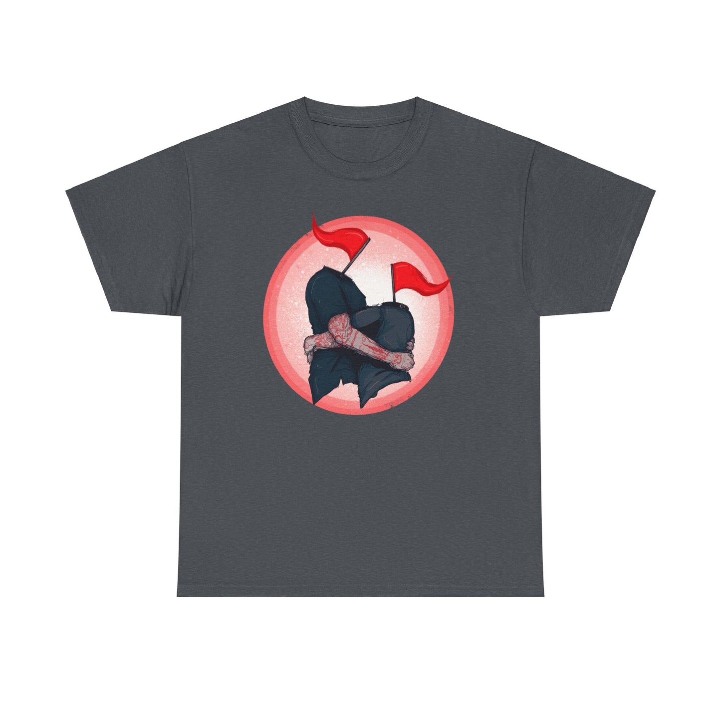 Red Flags Unisex Heavy Cotton Tee