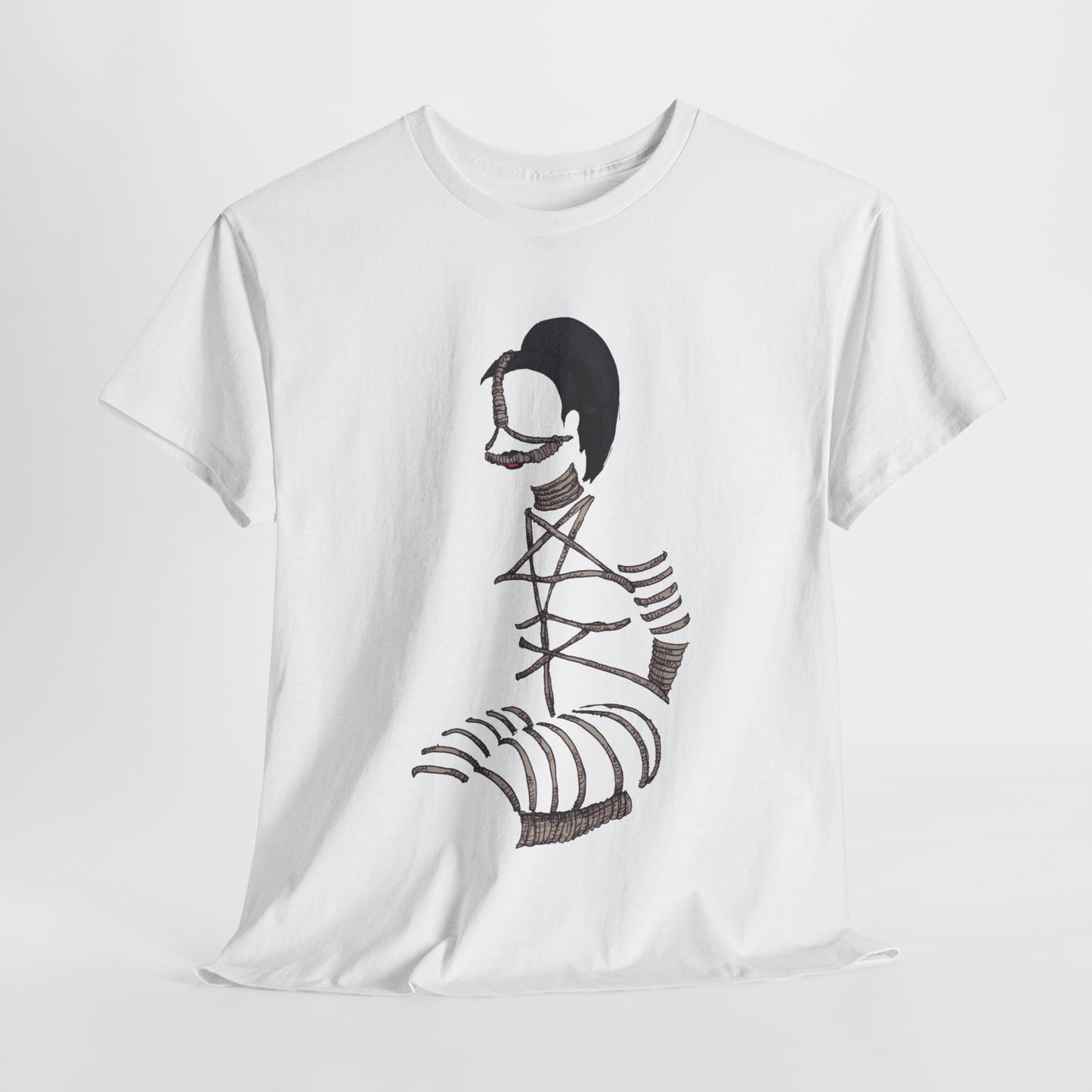 Rope Minimalism Unisex Heavy Cotton Tee