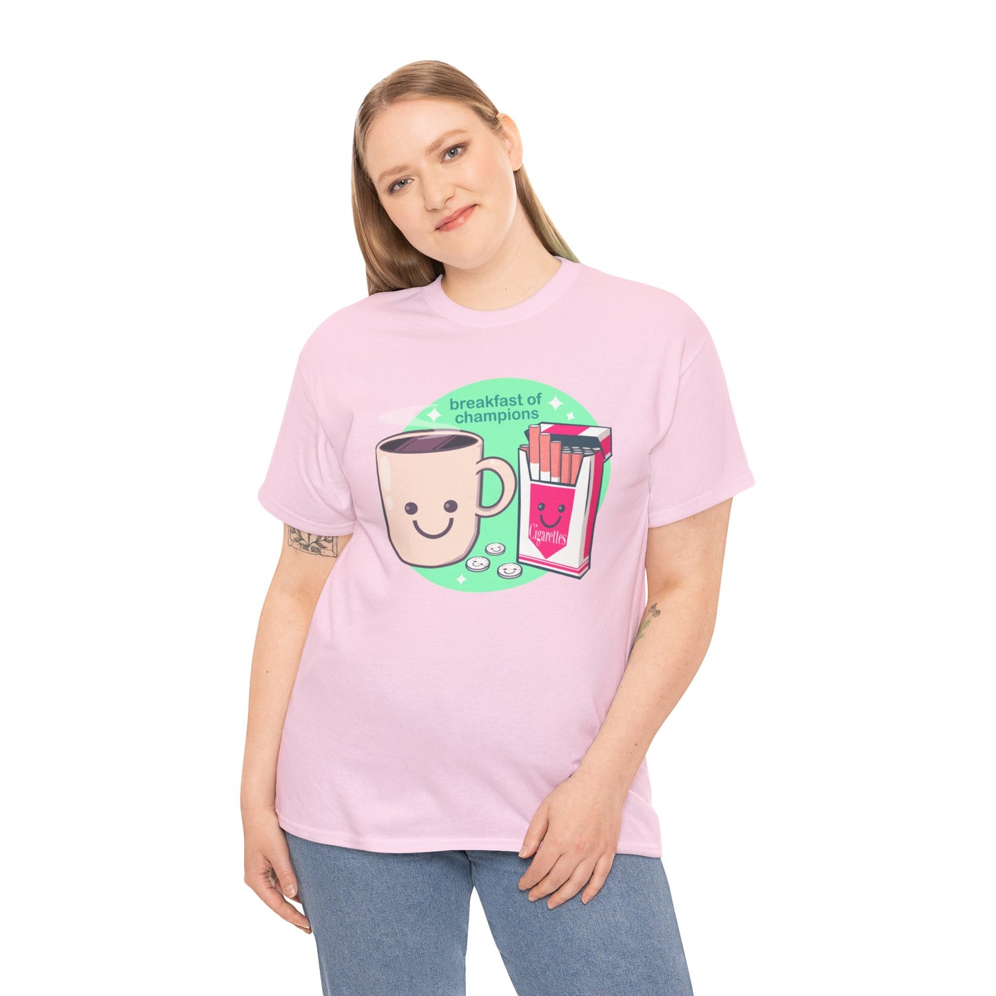 Breakfast of Champions Unisex Heavy Cotton Tee