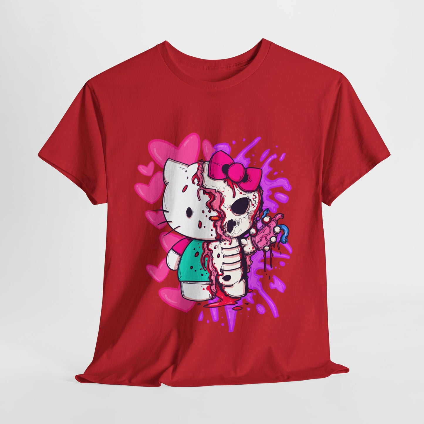 Zombie Kitty Unisex Heavy Cotton Patreon Tee