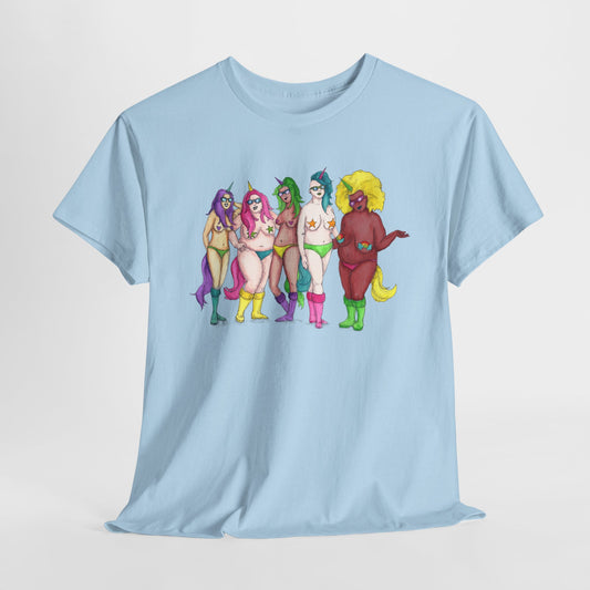 Unicorns Unisex Heavy Cotton Tee