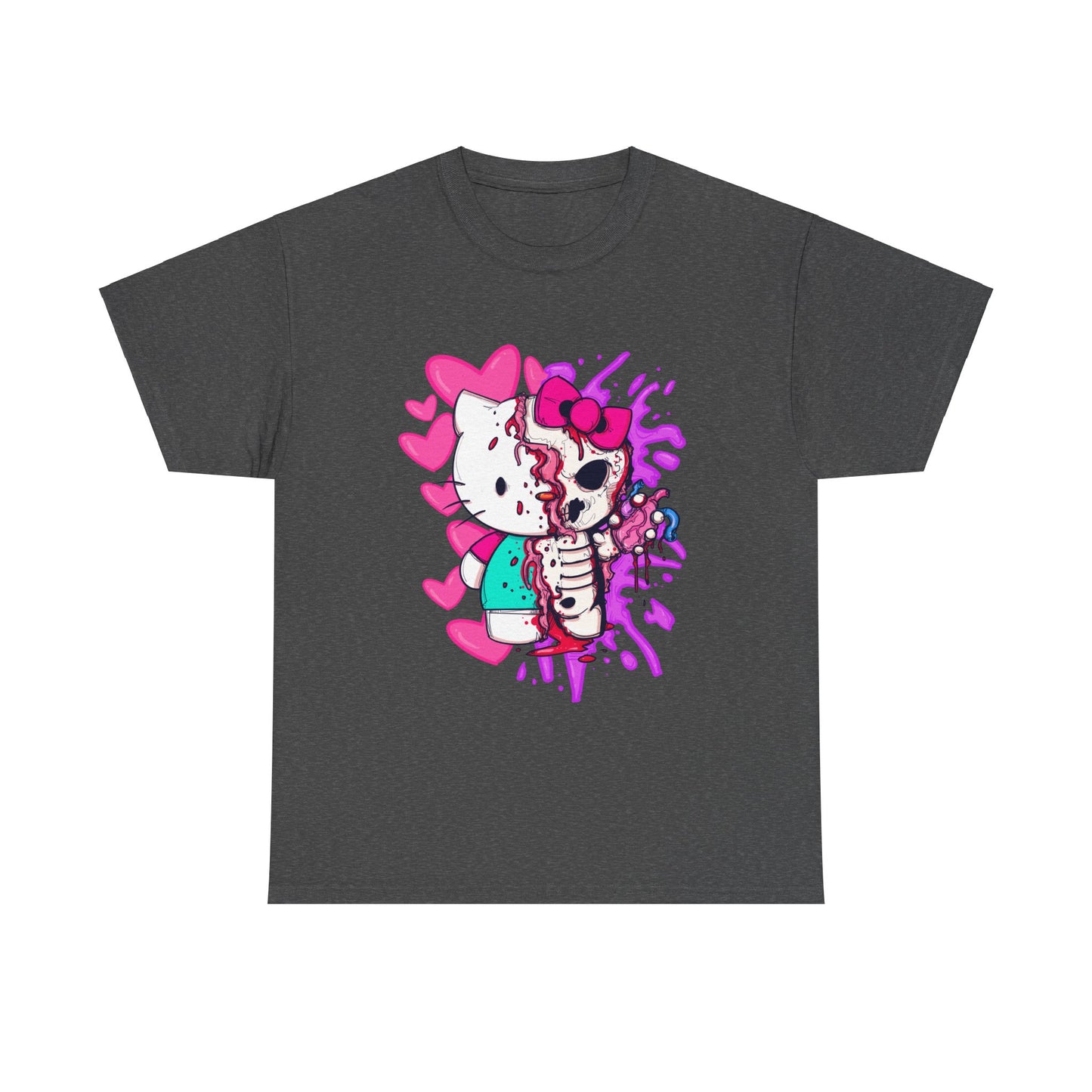 Zombie Kitty Unisex Heavy Cotton Patreon Tee