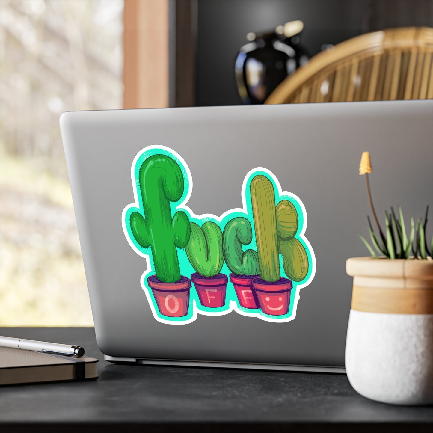 Rude Succulent Kiss-Cut Vinyl Decal